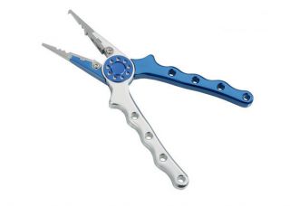 Aluminum Saltwater Fishing Pliers Cuts Spectra Braid with Sheath
