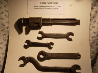 Frank Mossberg Co Model T Wrench Collection