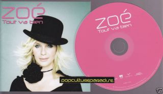Zoe Tout VA Bien CD 2006 11 Songs Quebec Pop French