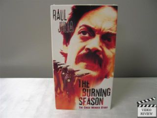 The Burning Season The Chico Mendes Story VHS 1995 Raul Julia