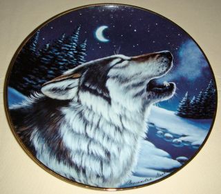 Cassandra Graham Cry at Midnight Lone Wolf Plate Nice