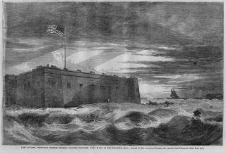 pensacola florida fort pickens ships 1861 civil war