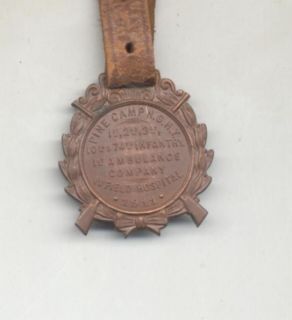 Watch Fob 1911 Pine Camp Fort Drum Watertown NY