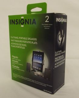   NS PLTPSP2 Flat Panel Portable Speakers for iPad iPod PC MP3 Players