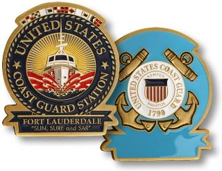 Coast Guard Station ft Lauderdale USCG Coin Medal