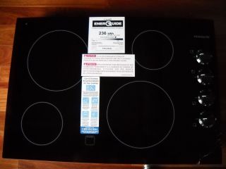 Frigidaire 30 in Electric Ceramic Glass Cooktop w Radiant Elements