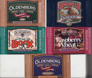  Oldenberg Brewery Brewing Co Ft. Mitchell Kentucky Beer Labels Group 4