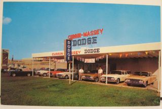 Dodge Dealership   Early 1960s Fort Lauderdale, FL. Postcard