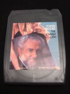 Foster Brooks The Lovable Lush 8 Track VG Tested