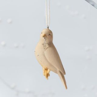 Foundations Dove Bird with Crystal Cross Christmas Ornament NIB Artist