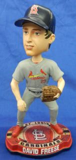 David Freese St Louis Cardinals Bobblehead Doll 2012 Legends of The