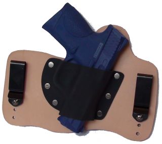 FoxX Leather Kydex IWB Holster S W M P compacts 9mm 40 45 cal Hybrid