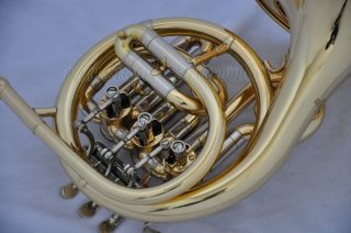 Brand New Gold Mini French Horn Piccolo French Cupronickel Tuningpipe