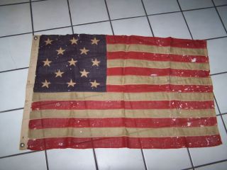 Antique Francis Hopkinson Flag with 13 Stars