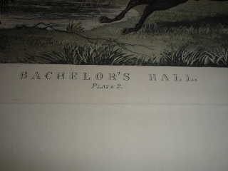 Vintage Frances Calcraft Turner Print Lithograph Bachelors Hall Plate