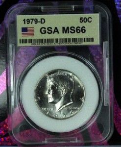 1979 D KENNEDY HALF DOLLAR AUTHENTIC US COIN FROM MINT SET MS/BU (inv