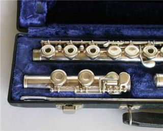 Emerson ELD Flute With Cleaning Rod In Black Case Very Clean, USA