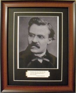 Friedrich Nietzsche Philosopher Quote Photo Framed