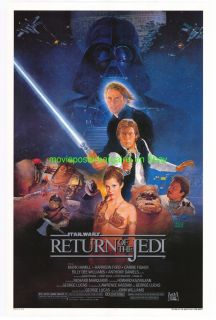 Return of The Jedi Movie Poster Style B Orig Star Wars