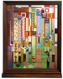frank lloyd wright saguaro forms stained art glass frank lloyd wright
