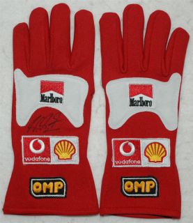 Michael Schumacher Signed Autographed Replica Racing F1 Gloves Pair