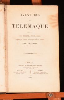  Aventures de Telemaque Fables French Monarchy Francois Fenelon