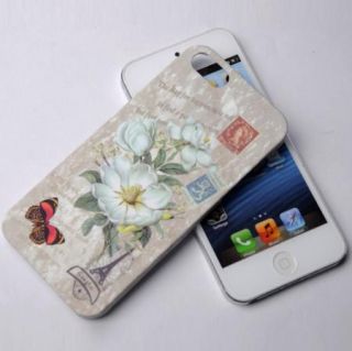 Fresh Romantic White Rose Cover Case for iPhone 5 PC