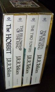 Hobbit & Lord of the Rings by J.R.R.Tolkien Gold Box  1970s UNREAD