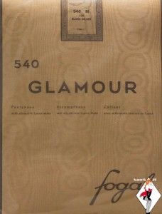 RARE* FOGAL GLAMOUR Sheer to Waist Seamed FF SILKY *WHITE* Pantyhose