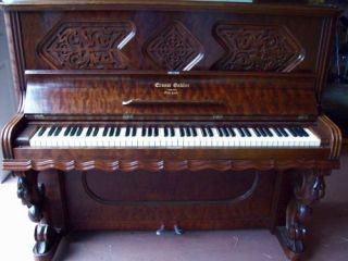 Antique Gabler Parlor Grand Upright Piano