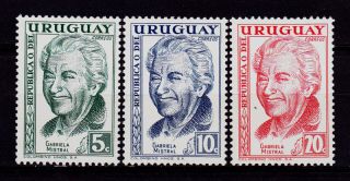  NH Stamp Chile Writer Gabriela Mistral Literature Nobel Prize