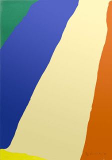 Helen Frankenthaler Untitled Stripes Retail $12 000 00 Sale See Live