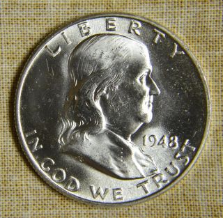 1948 P Franklin Half Dollar Choice Uncirculated