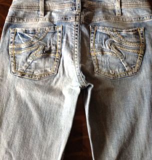 Buckle Silver "Aiko" Jeans Size 31 Reg