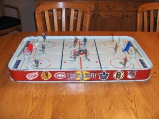  Toys 56 Stanley Cup Pro Old Tin Metal Table Top Hockey Game