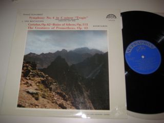 Supraphon Franz Schubert Symphony No 4 in C Minor Record LP Blue Label
