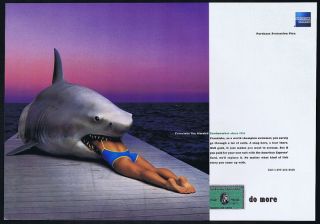 2000 American Express Shark Champion Swimmer Franziska Van Almsick Ad