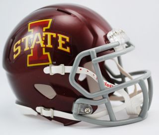 IOWA STATE CYCLONES NCAA Revolution Speed Mini Football Helmet