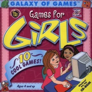 CD ROM Galaxy of Games Games for Girls