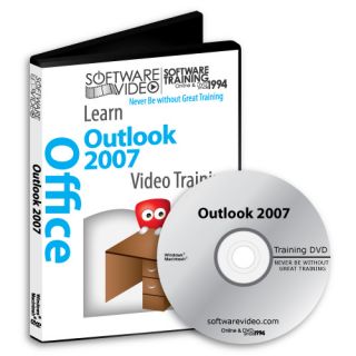 Microsoft Outlook 2007 Training DVD Database Free Instant 