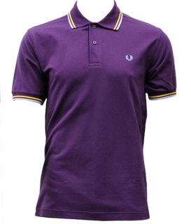 Fred Perry M1200 Original Fit Twin Tipped Retro Polo T Shirt s M L XL