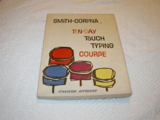 Vintage 1961 Smith Corona Ten Day Touch Typing Course