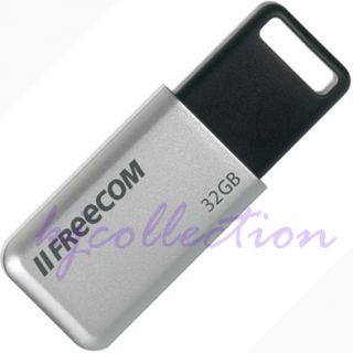 Freecom 32GB 32G USB Flash Pen Drive Memory Slide Databar Retractable