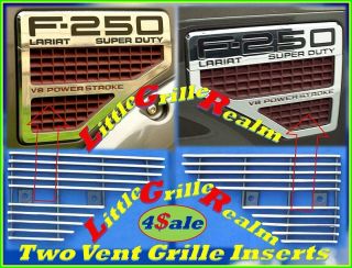 08 09 2009 Ford F250 F350 F 250 F 350 Vent Grille 2pc