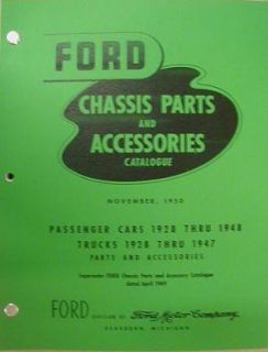 Ford Green Bible Master Chassis Parts Book 1928 1929 1930 1931 1932