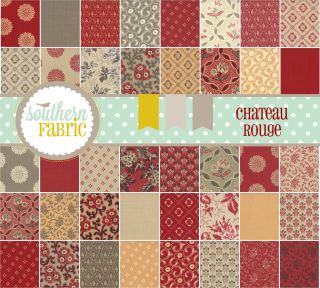 Chateau Rouge by French General Moda 42 5 Quilt Fabric