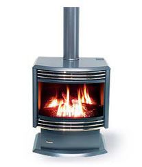Rinnai FS35 Free Standing Propane Indoor Fireplace New