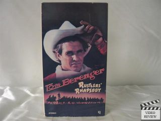 Rustlers Rhapsody VHS Tom Berenger G w Bailey