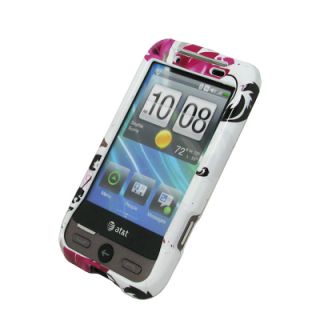 for HTC Freestyle Flower Hard Case Snap On Cover