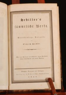 details the works of friedrich von schiller in an impressive finely